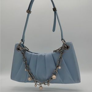 APEDE MOD women’s Small Froggy Bag With Optional Chain And Pearl Shoulder Strap